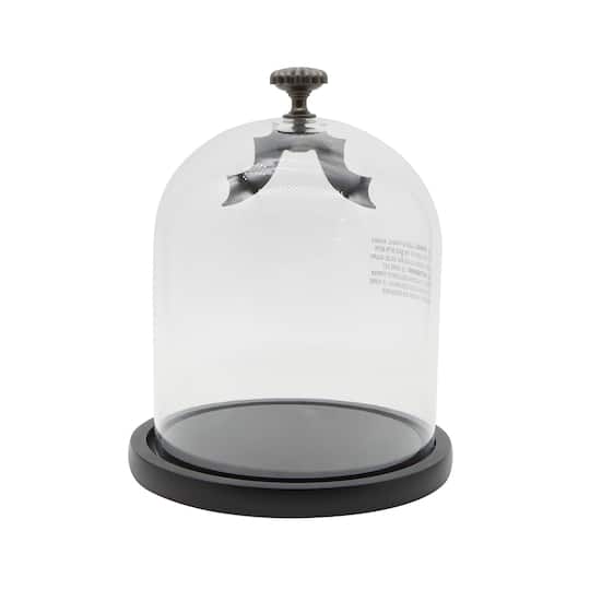 Michaels, 7.5" Bat Glass Cloche by Ashland® – Category: Halloween Vases & Containers